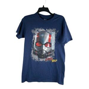 NWOT Marvel Avengers ANT-MAN & THE WASP Size Small Navy 100% Cotton